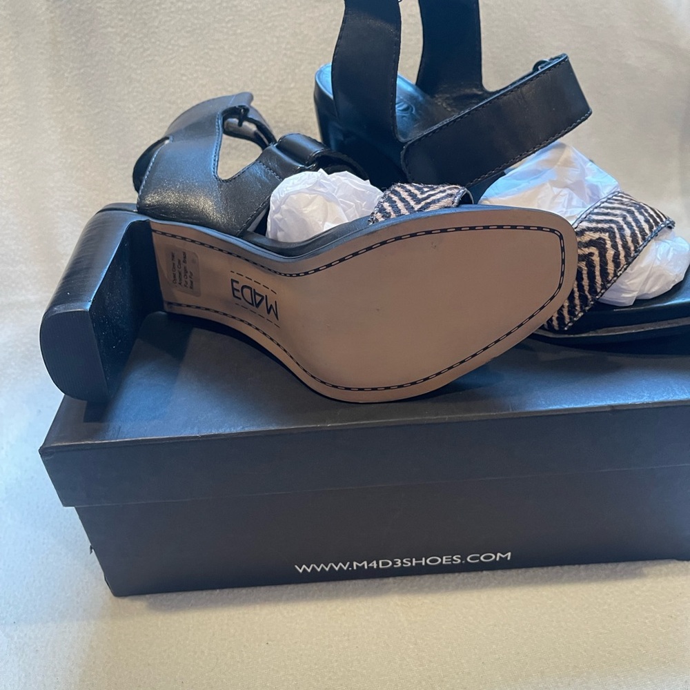 #9 M4D3 Women’s Leather/Cowhide Sandals 🔥 - Picture 4 of 5